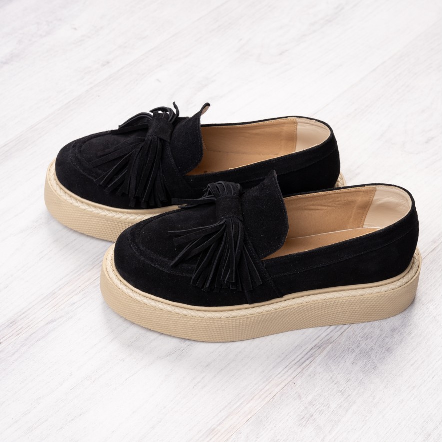    Mocasini - Sardegna - Velur Black